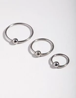 Surgical Steel Ball Nose Ring Pack