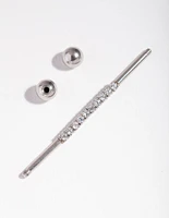 Rhodium Cubic Zirconia Industrial Bar