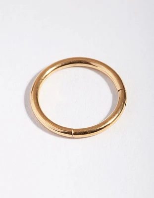 Titanium Gold 10mm Clicker Ring