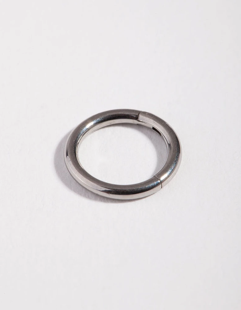 Titanium 7mm Clicker Ring