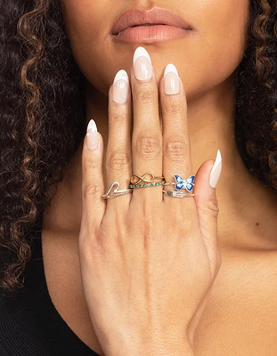 Mixed Metals Dolphin 24-Pack Rings