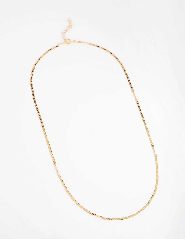 Gold Plated Sterling Silver Mariner Necklace