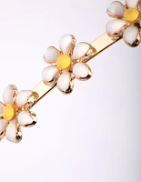 Enamel Daisy Headband