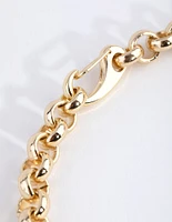 Gold Plated Rolo Chain Necklace