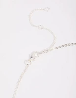 Silver Plated 45cm Cross Necklace