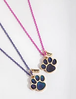 Kids Paw Mood Best Friend Necklace Pack