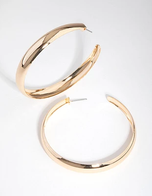 Gold 60mm Hoop Earrings