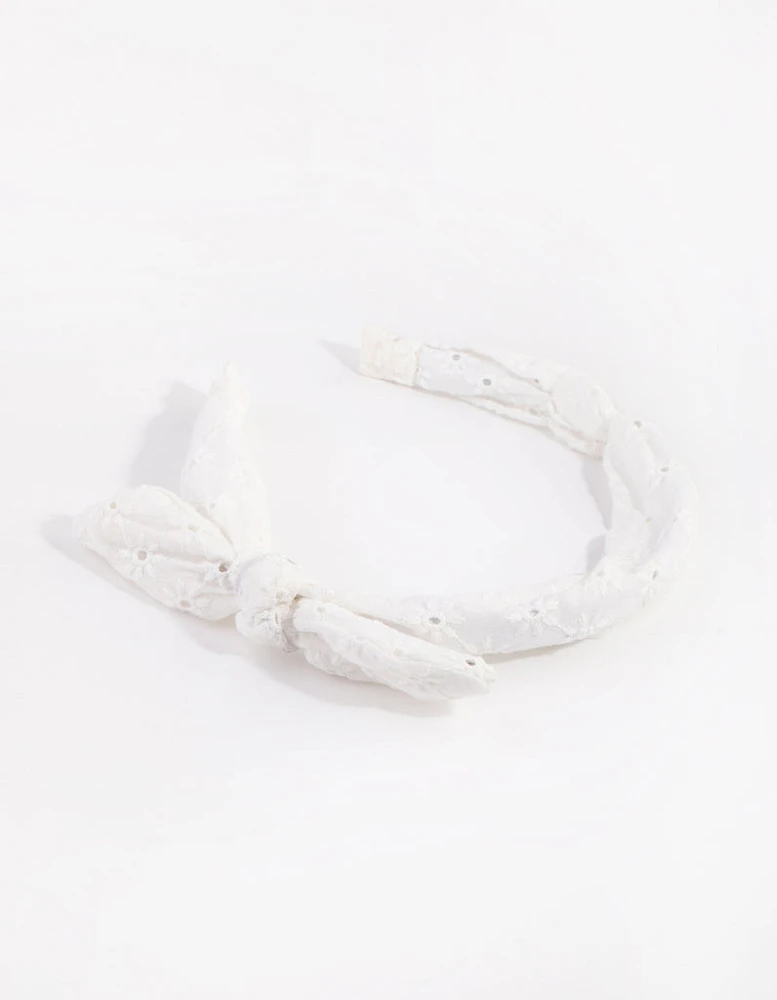 Fabric Broad Side Bow Headband