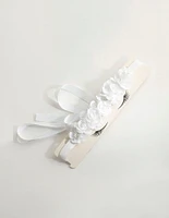 White Flower Sash