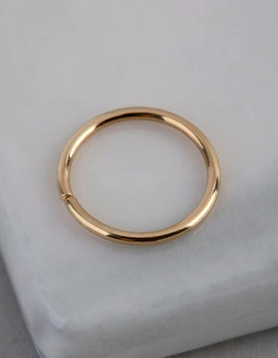 9ct Gold Polished 8mm Nose Ring