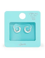 Sterling Silver Mini Chubby Huggie Earrings