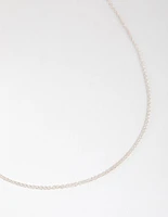 Sterling Silver Twist Chain Necklace