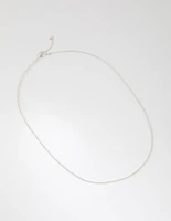 Sterling Silver Twist Chain Necklace