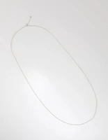 Sterling Silver Twist Chain Necklace