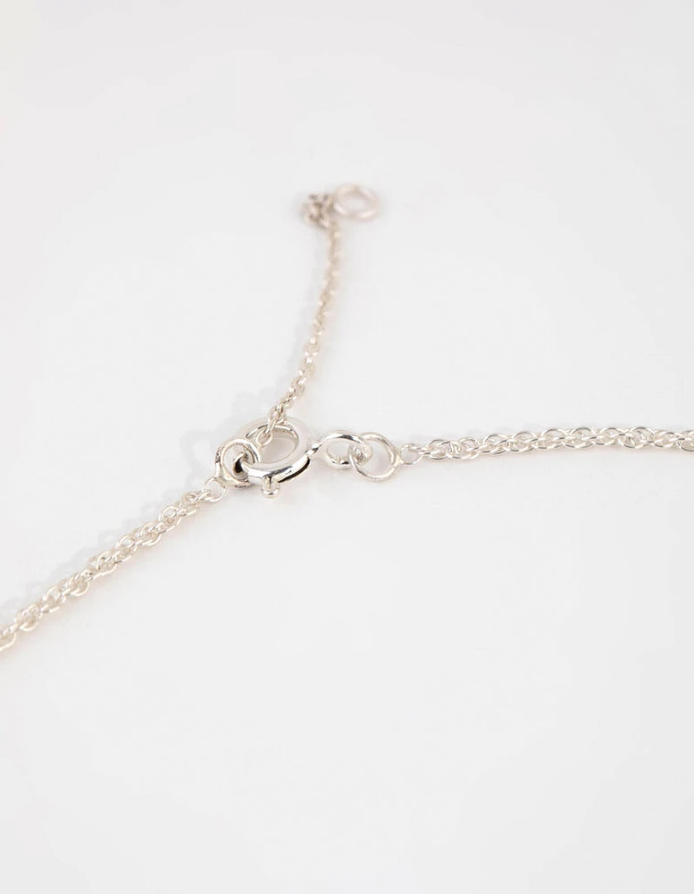 Sterling Silver Twist Chain Necklace