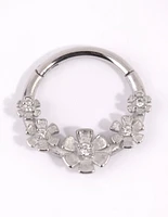 Surgical Steel Flower Clicker