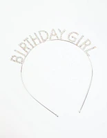 Kids Silver Diamante Birthday Tiara