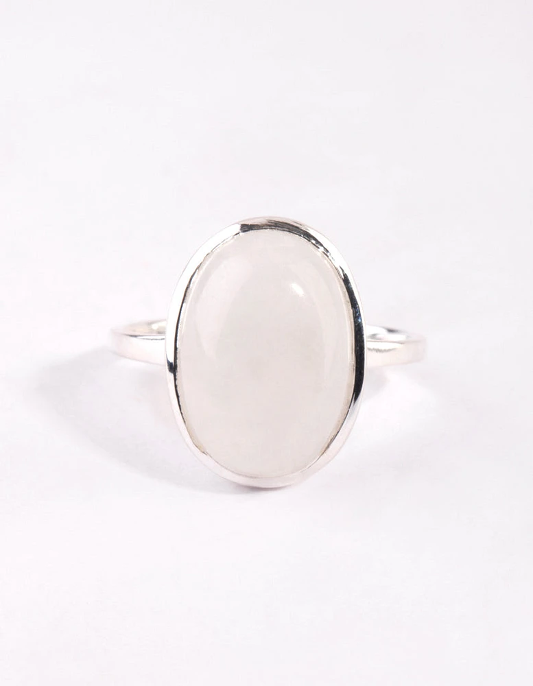 Sterling Silver Semi Precious Ring