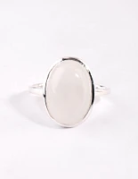 Sterling Silver Semi Precious Ring