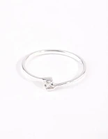 Sterling Silver Cubic Zirconia Ring