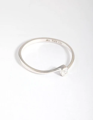 Sterling Silver Cubic Zirconia Ring