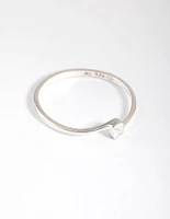 Sterling Silver Cubic Zirconia Ring