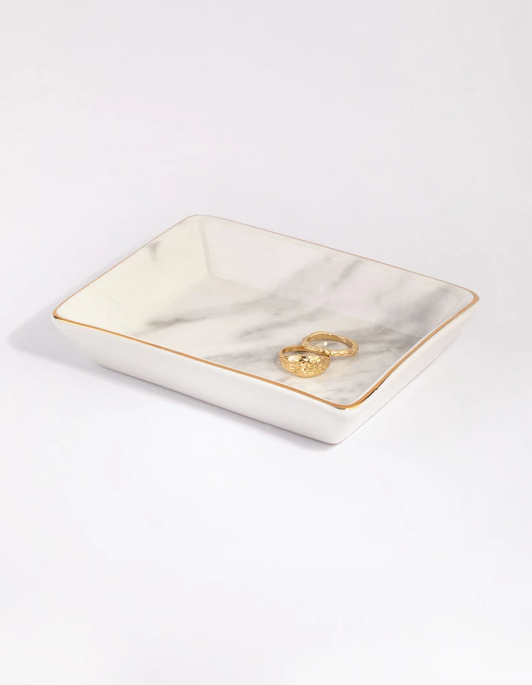 Rectangular Ceramic Trinket Tray