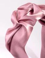 Pink Ruched Detail Alice Band