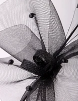 Black Quill Fascinator