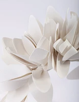 White Petal PU Leather Headband