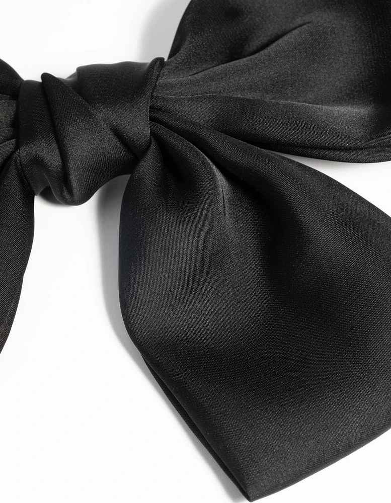Black Bow Clip