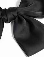 Black Bow Clip