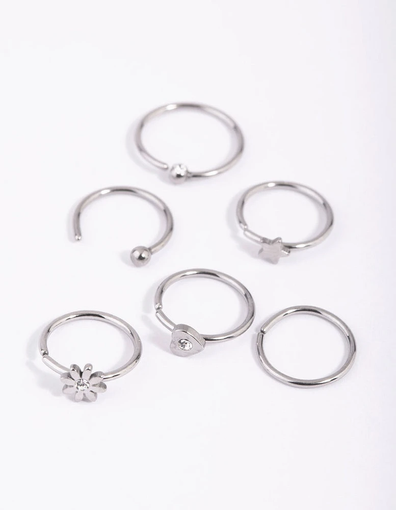 Surgical Steel Femme Nose Studs