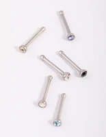 Surgical Steel Frosty Nose Studs