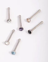 Surgical Steel Frosty Nose Studs