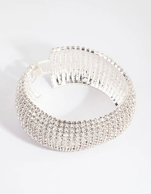 Silver Statement Cup Chain Bracelet