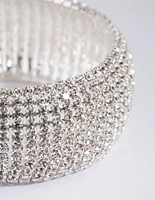 Silver Statement Cup Chain Bracelet