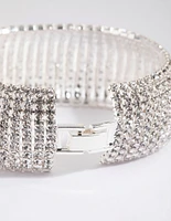 Silver Statement Cup Chain Bracelet