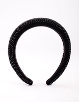 Black Diamante Headband