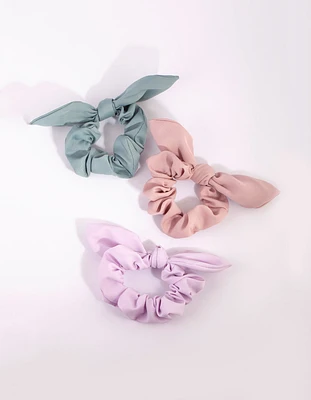 Mixed Bunny Ear Scrunchie Pack