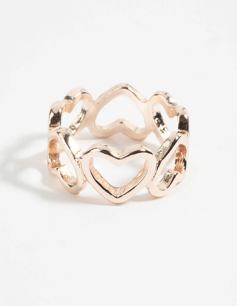 Rose Gold Heart Ring