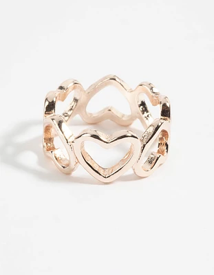 Rose Gold Heart Ring