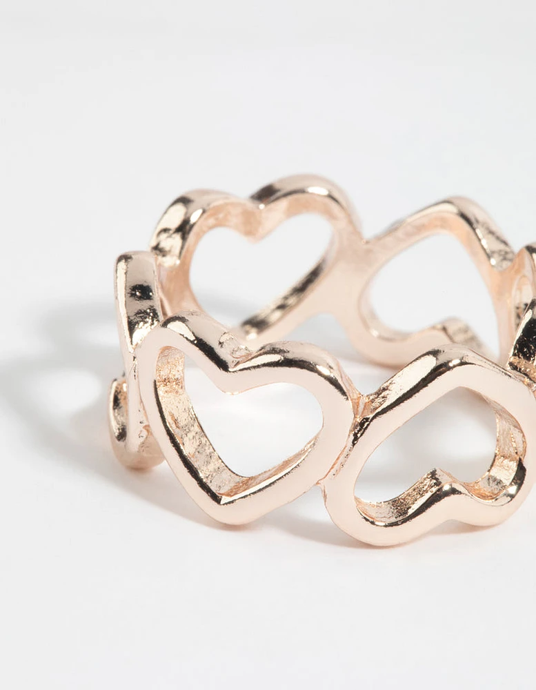 Rose Gold Heart Ring