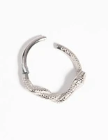 Surgical Steel Snake Clicker Ring