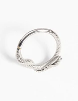 Surgical Steel Snake Clicker Ring