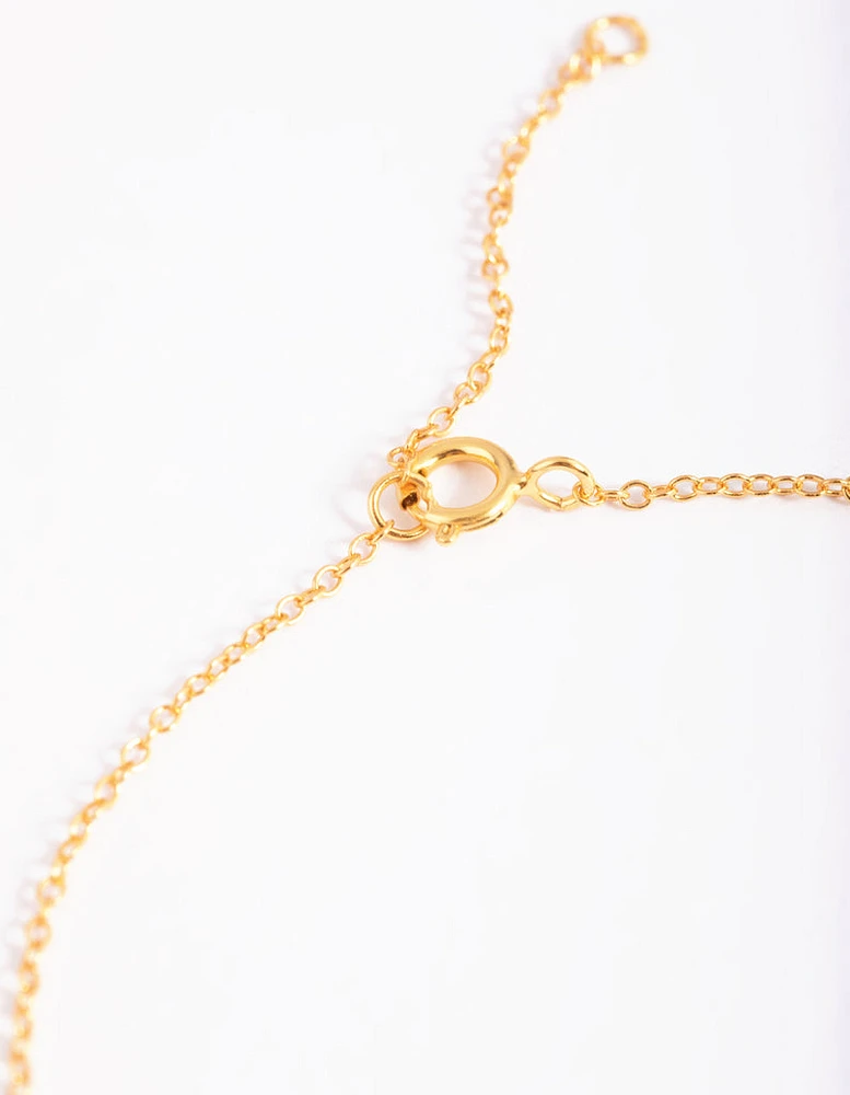 Gold Plated Baguette Bracelet