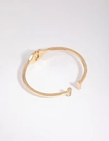 Gold Hinge Bracelet