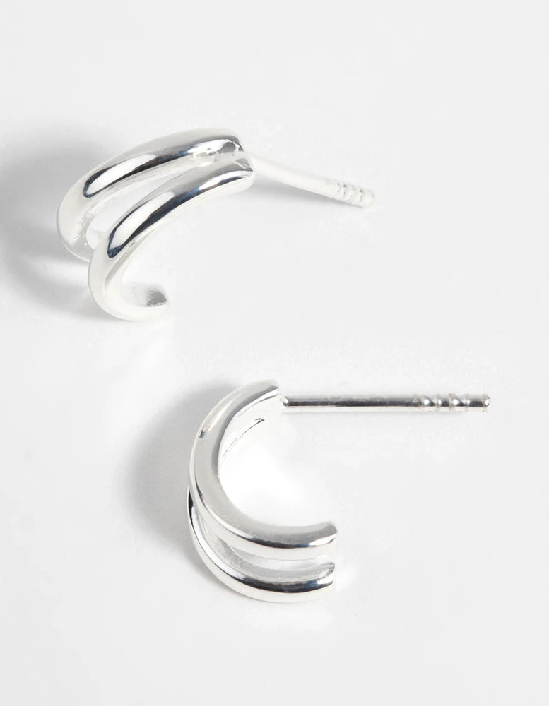 Sterling Silver Hoop Earrings