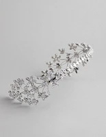 Silver Statement Flower Alice Band