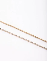 Gold Plated Anklet Set